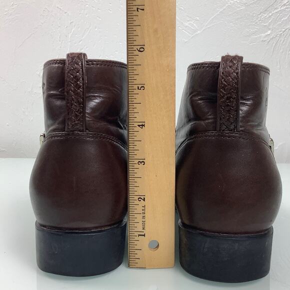 Ariat Blair Monk strap equestrian riding ankle brown leather boots size 9B EUC - Picture 8 of 13